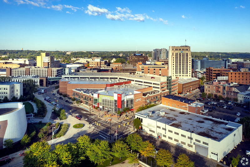 from real estate listing RMP CityPlace 14 (AMC Portage Street 10), Kalamazoo